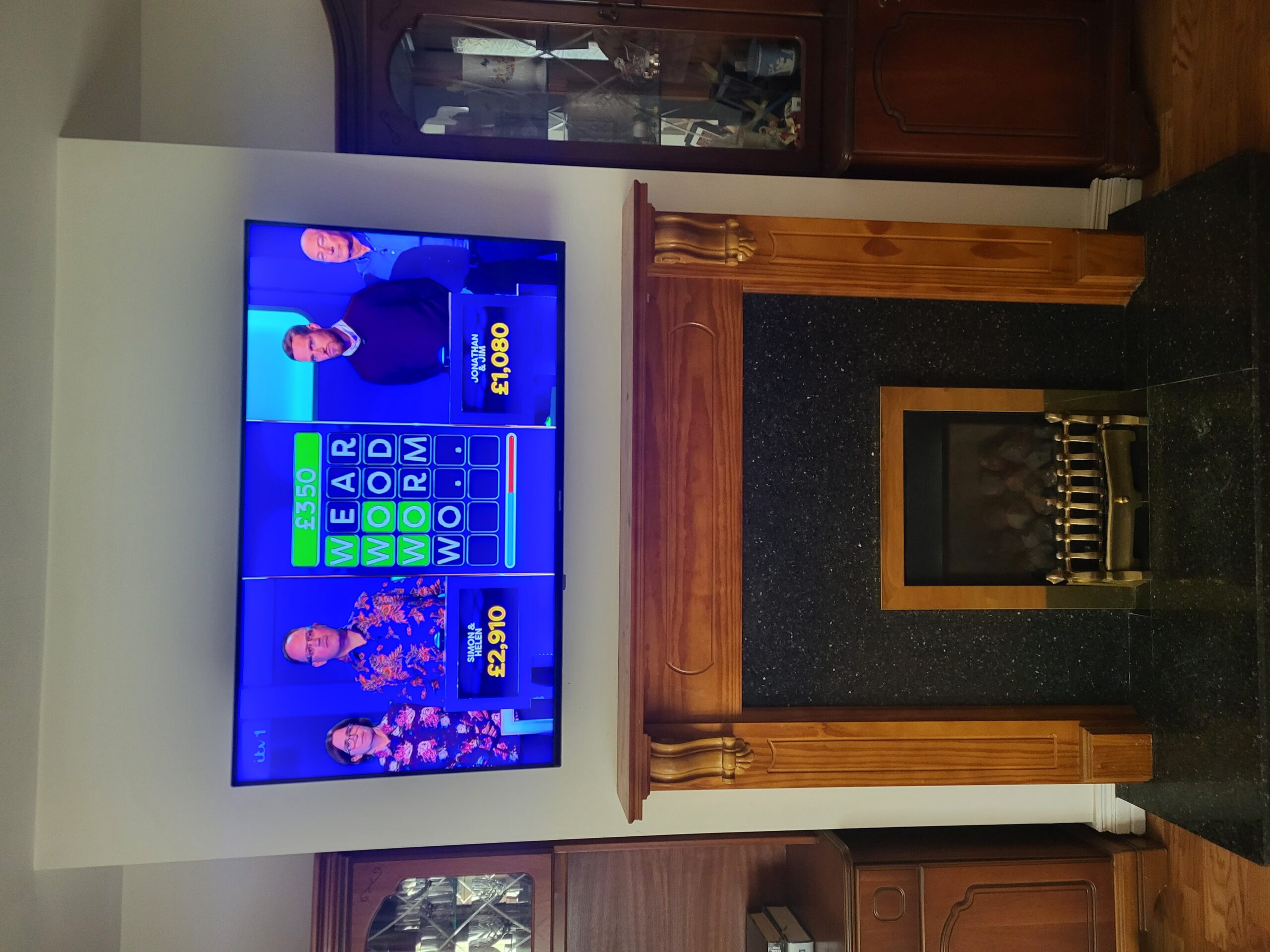 Wall mounted TV installation 7