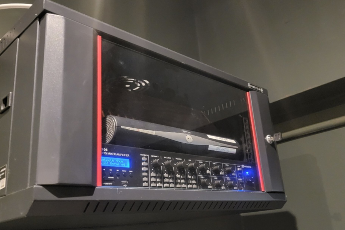 Professional audio cabling and sound system installation