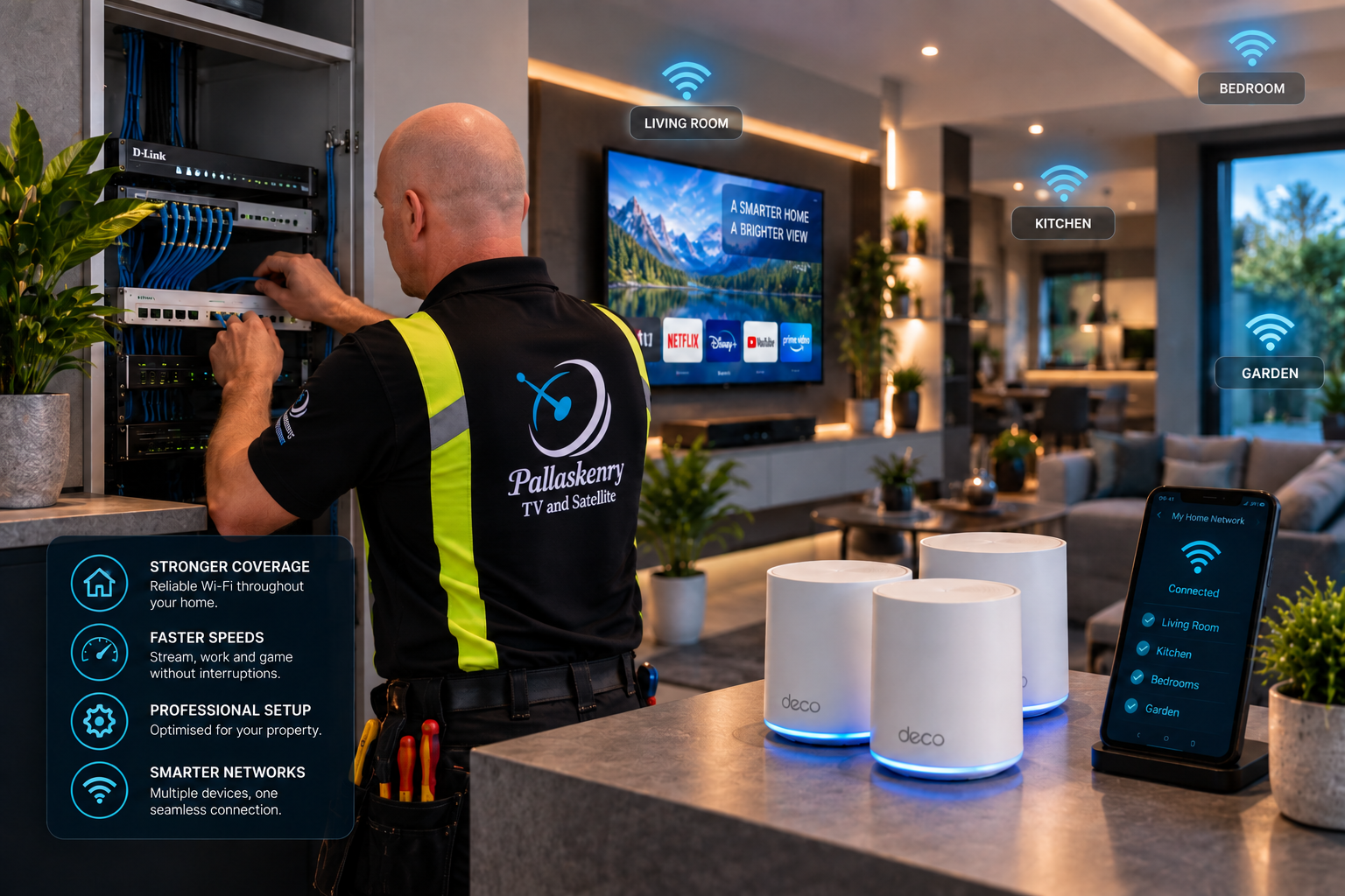 D-Link networking and Wi-Fi installation
