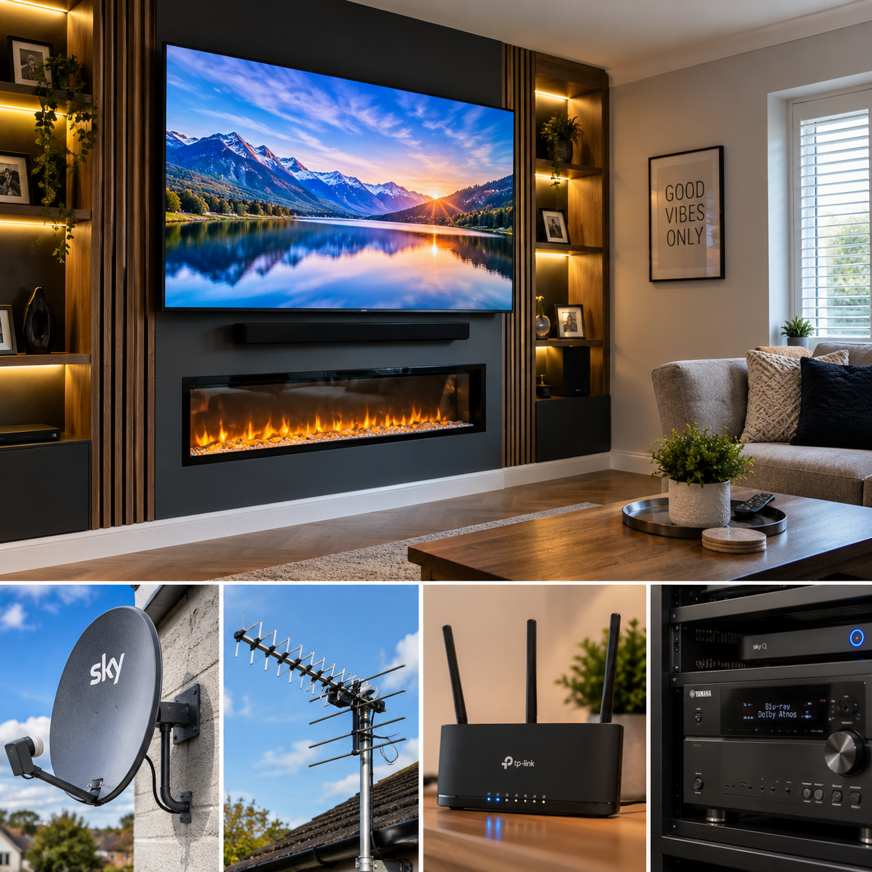 Professional TV, satellite, aerial, networking and home entertainment installation